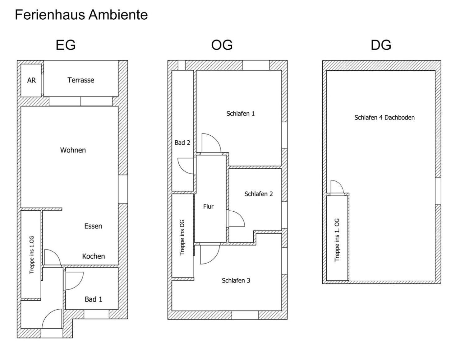 Ferienhaus Ambiente ノイハルリンガージール エクステリア 写真